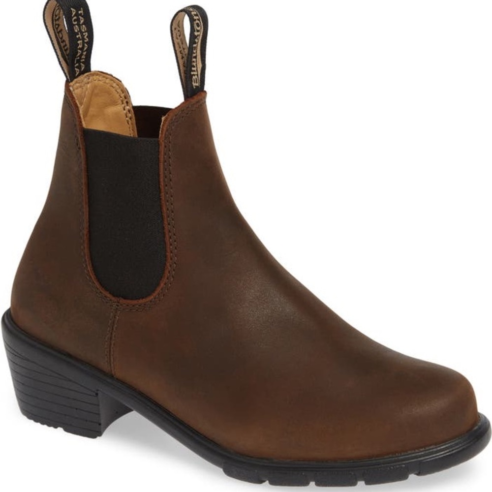 Blundstone 1673 Chelsea Bootie - Antique Brown Leather